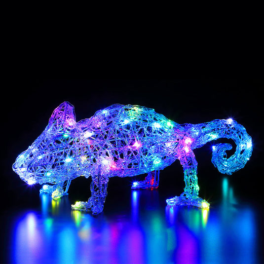 60 cm Long Colour Changeable Wire Frame Chameleon