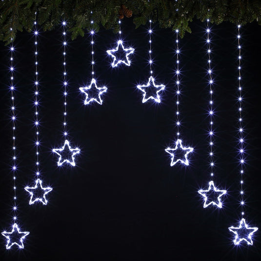 White Star Wire Curtain Light - 308 LEDs
