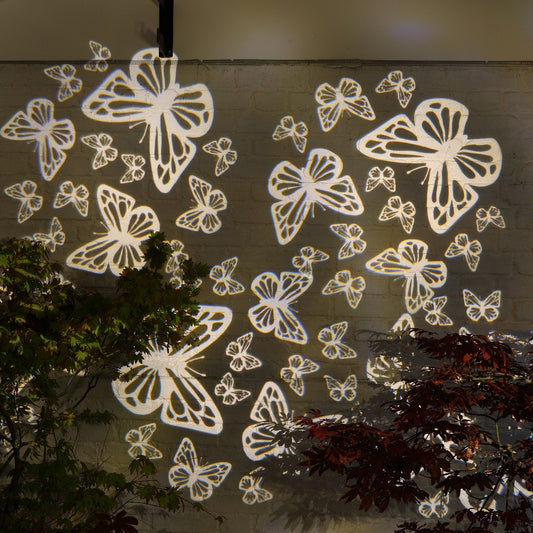 Warm White Projector String Lights - Butterfly