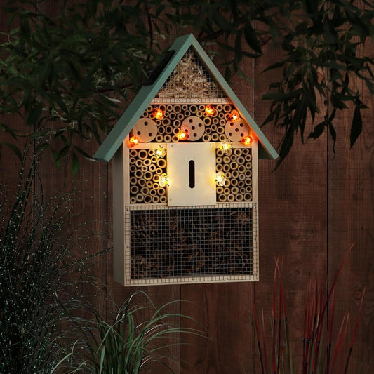 Insect Hotel With Solar Lights