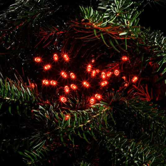 360 Red Multifunction String Lights with Green Cable