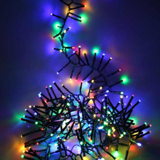 360 Multicolour Multifunction Cluster Lights with Green Cable