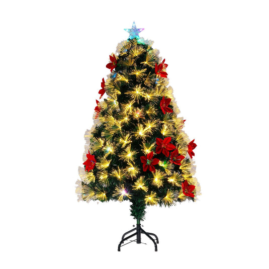 90CM Chatsworth Tree With Poinsettia