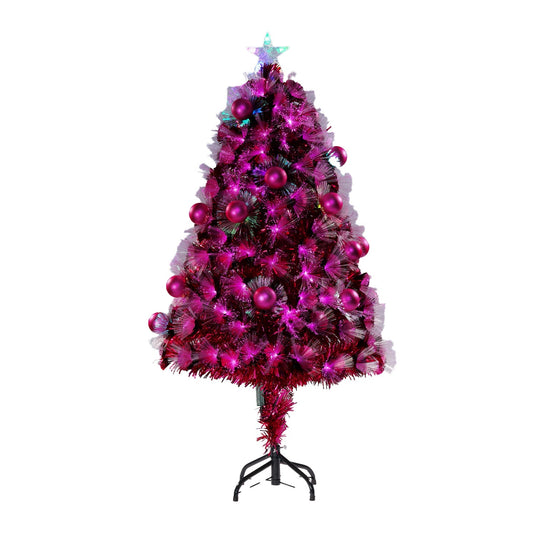 90CM Hot Pink Tree With Pink Baubles