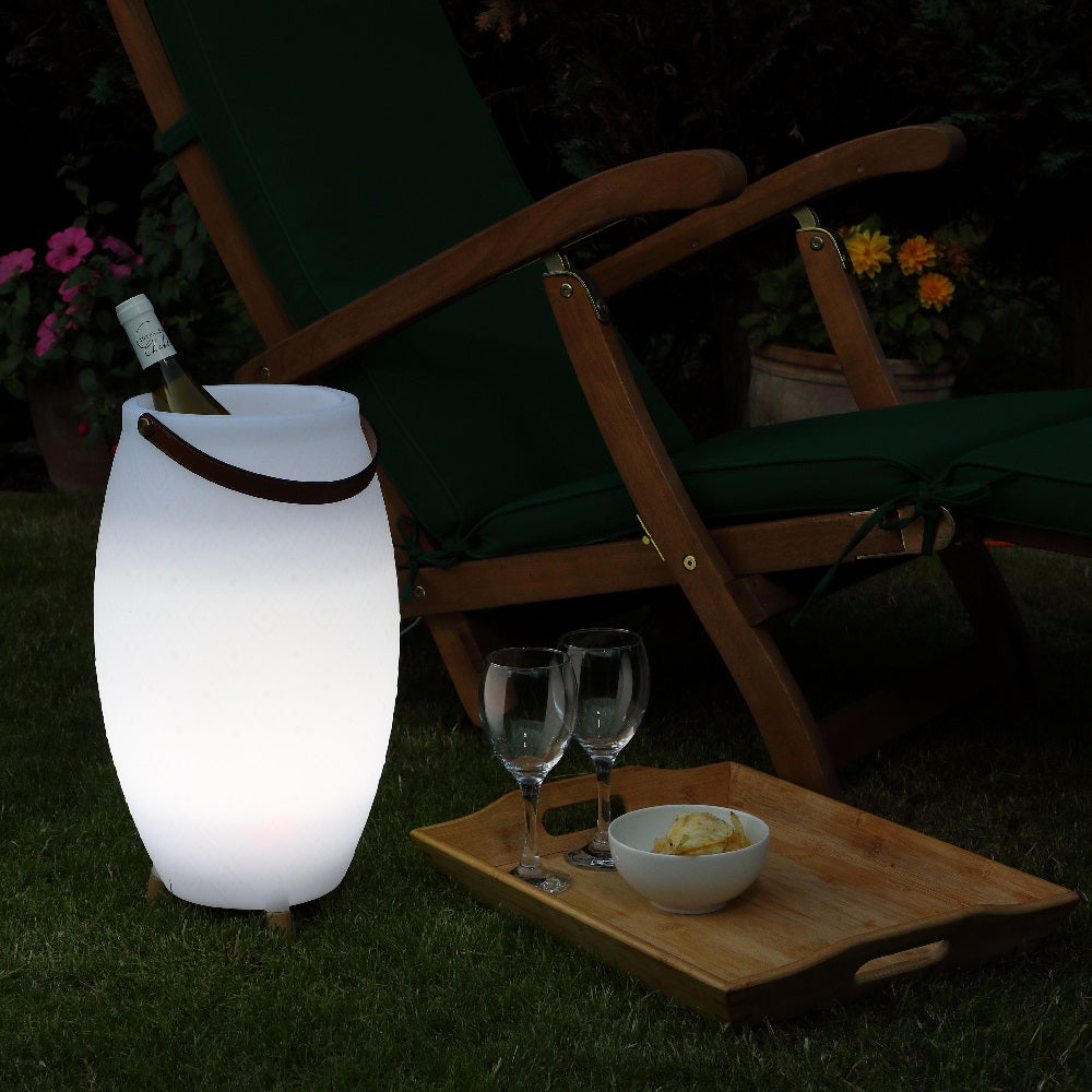 PE Colour Changing Wine Cooler With Bluetooth Speaker + Remote Control