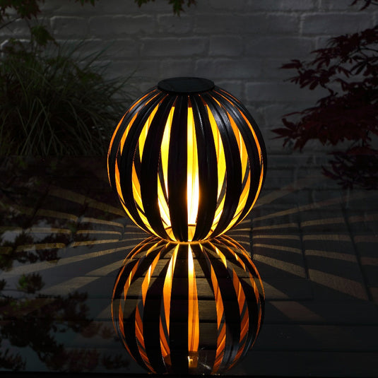 22CM SOLAR 365 RIBBON METAL TABLE LIGHT