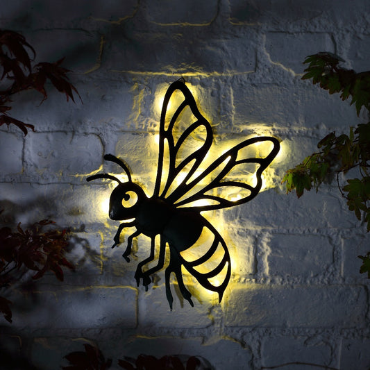 Led Metal Plaques - Buzzy Bee Ww 12led