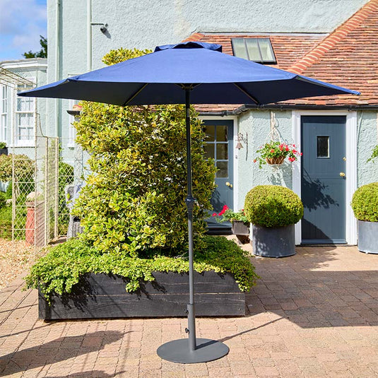 Osaka 2.7m Crank and Tilt Parasol - Navy