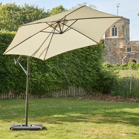 Sapporo 3.0m Cantilever Parasol - Beige