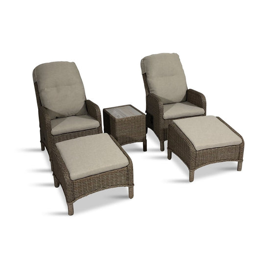 Bergen 5 Piece Recliner Set