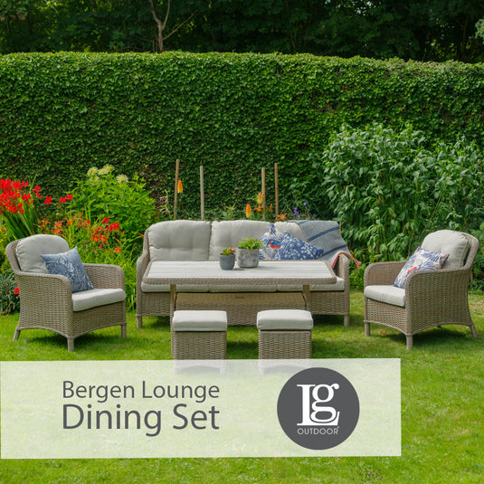 Bergen Lounge Dining Set