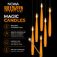 Set of 5 Magic Candles With Wand (Orange)