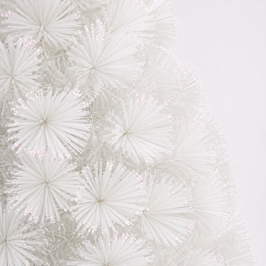 Snow White Carousel Fibre Optic Tree