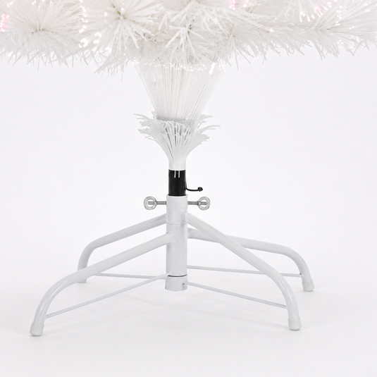 Snow White Carousel Fibre Optic Tree