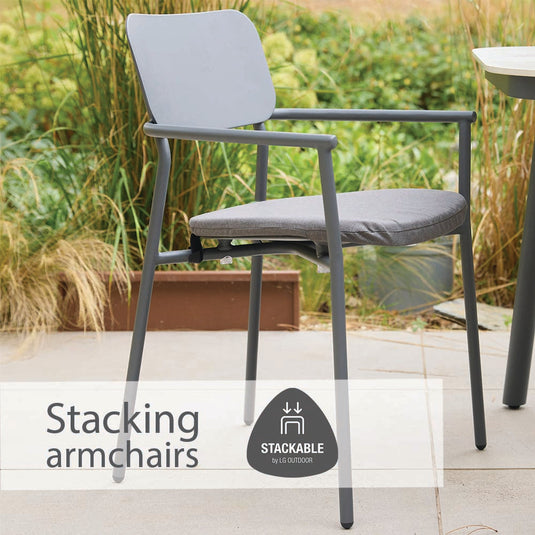 Laguna Flint 4 Seat Round Dining Set