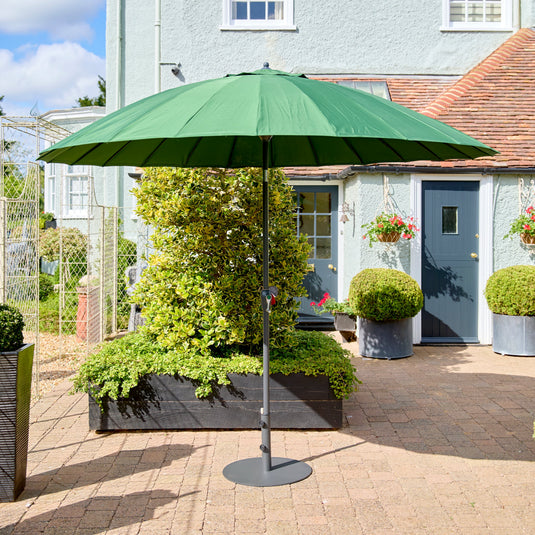 Mikado 2.5m Parasol - Forest Green