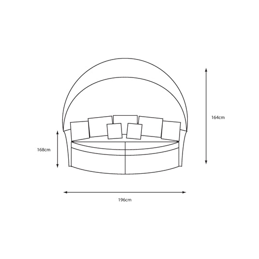 Monaco Sand Daybed