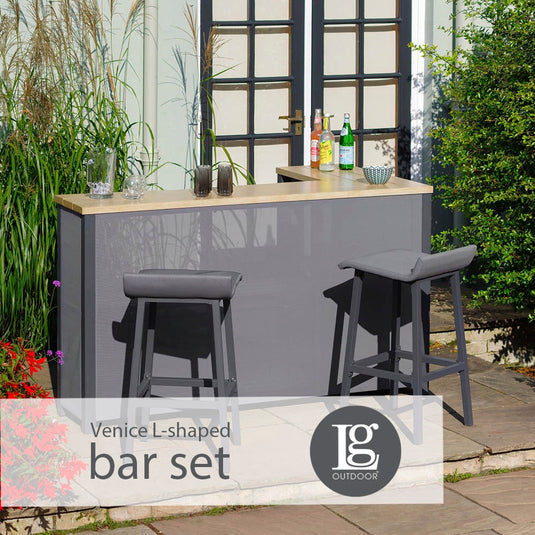 Venice L-Shaped Bar Set