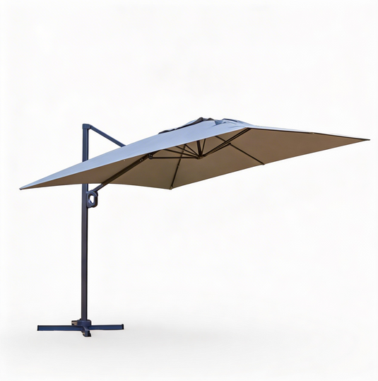 Deluxe 3.0m Square Cantilever Parasol - Anthracite