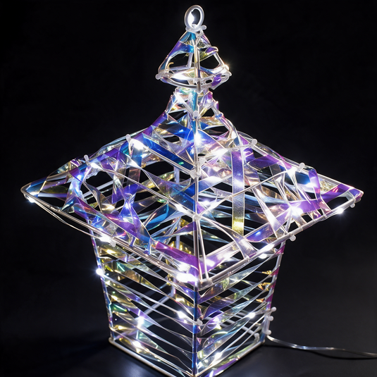 Iridescent Dickensian Lantern