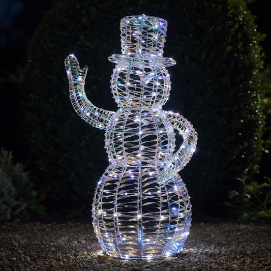 Iridescent Dickensian Snowman