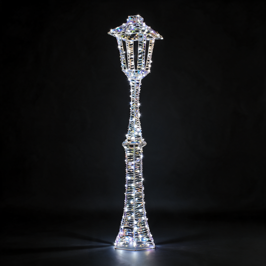 1.5M Iridescent Dickensian Lamp Post