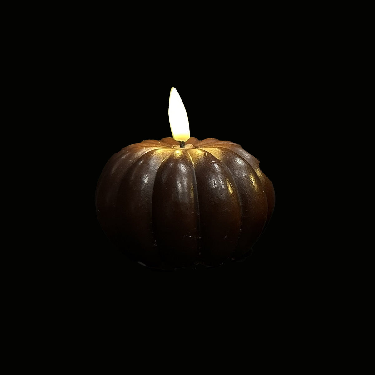 Wax Pumpkin Candle Light (Brown)