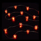 20 Silver Wire Pumpkin String Lights