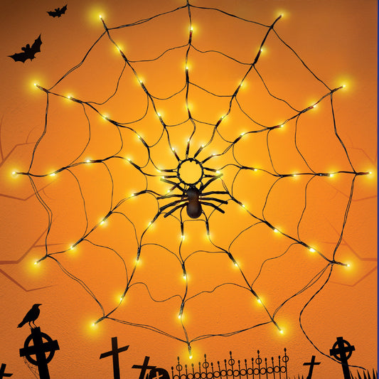 Spider Web Lights (Orange)
